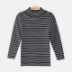 HI-NECK SWEATER BLACK MONOCHROMATIC