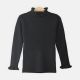 HI-NECK SWEATER BLACK HEART PATTEREND