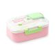 PLASTIC LUNCH BOX 1100ML/200ML PINK