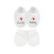 MITTENS & BOOTIES WHITE I HEART MUMMY DADDY