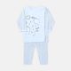 NEWBORN SUIT BOYS BLUE & WHITE TEDDY BEAR