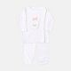 NEWBORN SUIT GIRLS PINK TEDDY BEAR WITH BOW