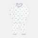 NEWBORN SUIT BOYS GREY SAILING SHIP THEME