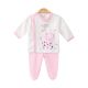 NEW BORN GIRL SUIT SALMON PINK LITTLE TIGER