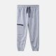 BOY TROUSER GREY POCKET