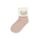 GIRL SOCKS PINK SEQUINED BUTTERFLY