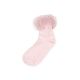 GIRL SOCKS PINK RUFFLED