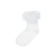 GIRL SOCKS WHITE RUFFLED