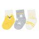 BOY SOCKS PK-3 YELLOW TEDDY