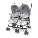 BUGGY FOR TWINS GREY
