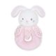 STUFF TOY PINK BUNNY HAND BELL