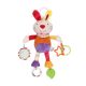 STUFF TOY MULTI-COLOR BUNNY RATTLING