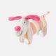 STUFF TOY PINK MUSICAL DOG