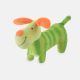 STUFF TOY PARROT GREEN MUSICAL DOG