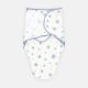 SWADDLE SHEET BLUE STARS WHITE