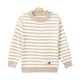 BOY SWEATER BROWN CROCHET STRIPED