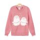 GIRL SWEATER TEA PINK PENGUINS