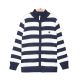 BOY JACKET NAVY STRIPED KNITTED