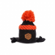 WINTER BOYS CAP-BLACK/ORANGE