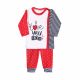 NEW BORN GIRL SUIT SCARLET RED I LOVE YOU MOM