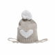 BABY CAP WOOLEN-BEIGE