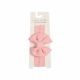 HAIR BAND PEACH PLUSHY BOW