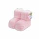 BOOTIES GIRL PINK KNITTED
