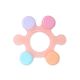 SILICONE GUM SOOTHER - PEACH STARFISH