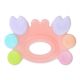 SILICONE GUM SOOTHER - PEACH CRAB