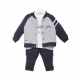 BOY SUIT-NAVY/GREY