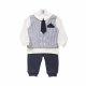 BOY SUIT-WHITE/NAVY