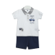 BOY SUIT-WHITE/NAVY