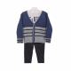 BOY SUIT-BLUE/GREY