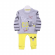 BOY SUIT-GREY/YELLOW