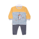 BOY SUIT-YELLOW GREY