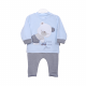 BOY SUIT-BLUE/GREY