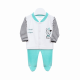 BOY SUIT-SEA GREEN/WHITE