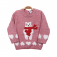 GIRL SWEATER-PINKISH RED