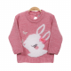 GIRL SWEATER-DARK PINK