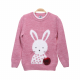 GIRL SWEATER-DARK PINK