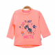 GIRL T-SHIRT-PEACH