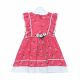 GIRL FROCK HOT PINK FLORAL
