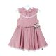 GIRL FROCK TEA ROSE POLKA DOT