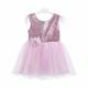 FANCY FROCK BABY PINK SEQUINED TULLE