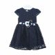 GIRL FROCK NAVY FLORAL LACED