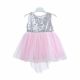 FANCY FROCK PINK SEQUINED TULLE