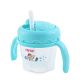 DRINKING CUP STEP 3-STRAW 120ML-GREEN