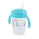 DRINKING CUP STEP 3-STRAW 240ML-GREEN