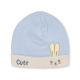 WINTER HAT SKY BLUE CUTE BUNNY KNITTED