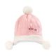 WINTER HAT BABY PINK BULL EAR FLAPS